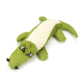 Chien en peluche pour animaux de compagnie simulation de crocodile vocal